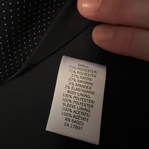 Banana Republic Navy Polka Dot Blazer - Picture 7 of 7